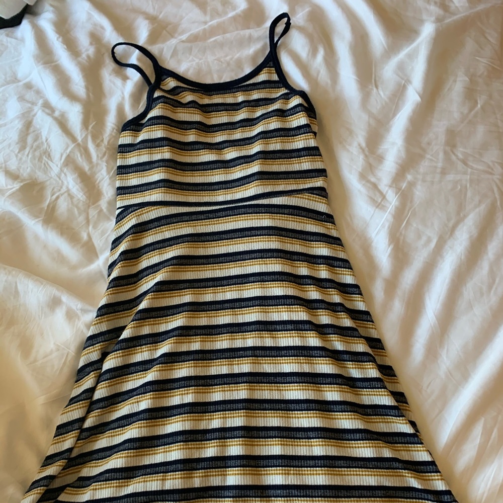 striped camisole dress
